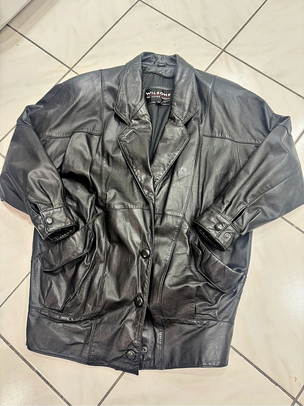 Wilson's Black Leather Jacket